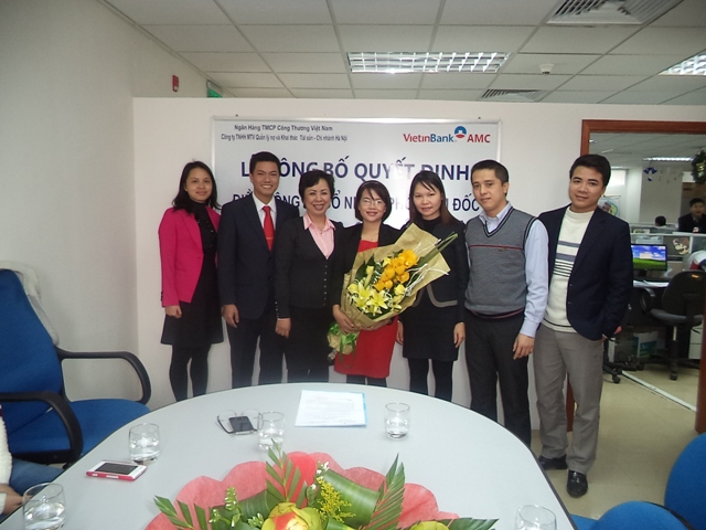 Bổ nhiệm Phó Giám đốc VietinBank AMC - Chi nhánh Hà Nội